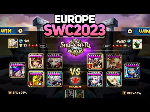 NEF vs PAFFIX (BO5). SEMI FINAL | SWC2023 Europe Preliminary Day 2 - Summoners War