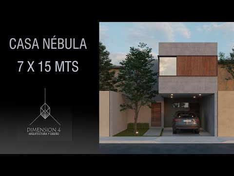 SOFISTICADA CASA MODERNA  DE 7X15 metros | 3 RECAMARAS + PATIO LIBRE