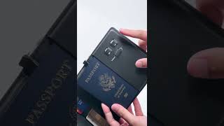lose the ziploc bag… not your passport ✈️ #travel #tech #airtag #passportholder #spigen