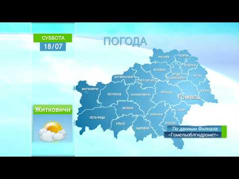 Погода в Гомеле и Гомельской области 18 июля