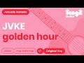 JVKE - golden hour (Karaoke Acoustic)