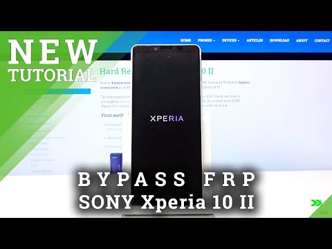 How to Unlock FRP on SONY Xperia 10 II - Bypass Google Verification / Remove Google Lock