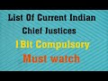 List Of Current Indian chief Justices | 𝐔𝐭𝐭𝐚𝐦 𝐑𝐞𝐝𝐝𝐲 𝐉𝐨𝐛 𝐍𝐞𝐰𝐬