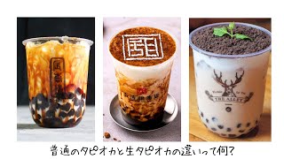 普通のタピオカと生タピオカの違いとは？【タピオカ好き必見！】
