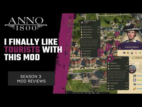 FINALLY! Great new MOD to make Tourists useful! Anno 1800