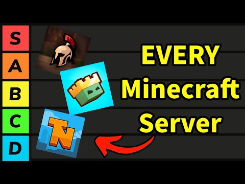 Ultimate Minecraft Server Tier List Revealed!