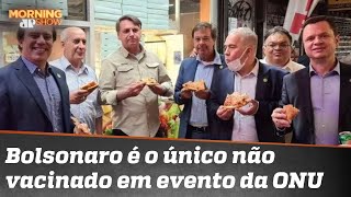 Tour Bolsonaro em NY: Pizza na calçada, bronca do prefeito, protestos e dedo do meio de Queiroga