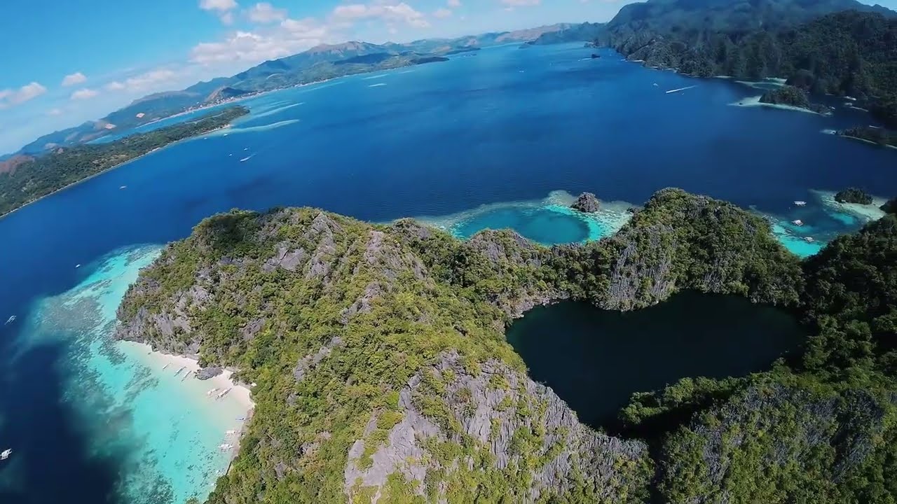 Experience the awe-inspiring aerial panorama of Smith Beach.