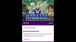 icivics Executive Command - Full Playthrough