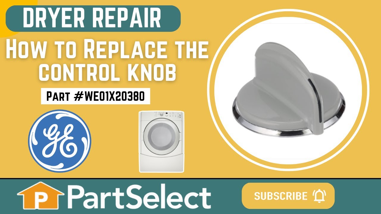 Replacing your General Electric Dryer Control Knob - Grey