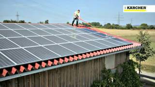 cleaning solar panels