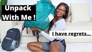 UNPACKING MY BACKPACK | What I packed for my solo trip to Malta 🇲🇹 & What I regret bringing