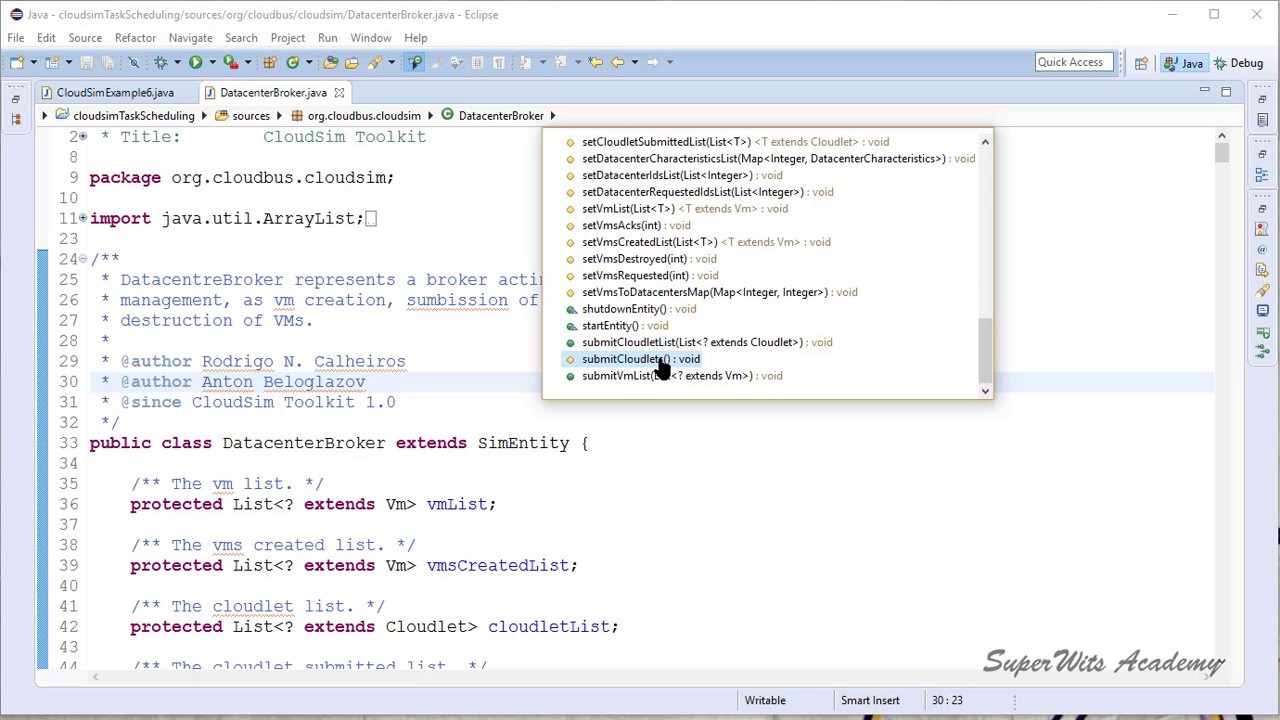 CloudSim Tutorial: Simulation of SJF Task Scheduling Algorithm