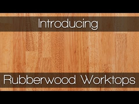 Rubberwood Worktops - Solid Wood Worktops by Worktop Express