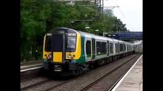 preview picture of video 'Acton Bridge 6.6.2013 - London Midland EMU Class 350 350262 WCML'