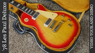 Video thumbnail for 1978 Gibson Les Paul Deluxe Cherry Sunburst Demo by The Trogly's Guitar Show