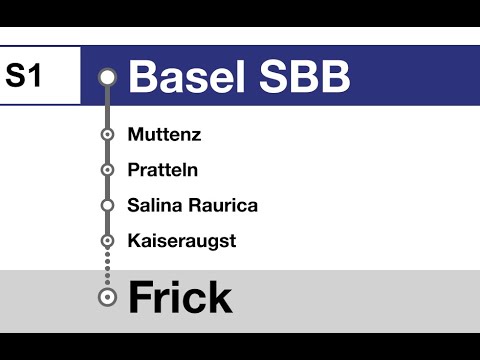 SBB Ansagen » S1 Basel SBB — Frick (2023) | SLBahnen