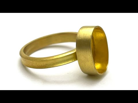 How to Solder a Bezel Setting on a Ring Band Shank Straight (For a Change!)