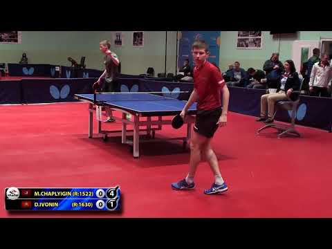 1.CHAPLYIGIN - IVONIN #RUSSIAN #Championships #tabletennis #настольныйтеннис