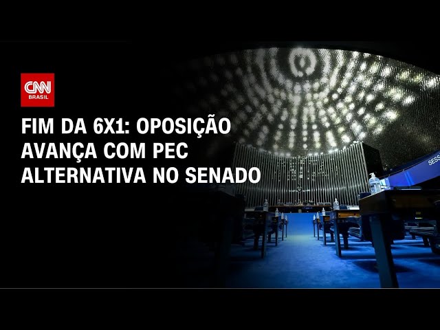 Fim da 6x1: PEC alternativa com pagamento por hora avança no Senado | BASTIDORES CNN