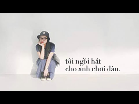 TRANG & Khoa Vũ - 'tôi ngồi hát cho anh chơi đàn' (OFFICIAL LYRIC VIDEO)