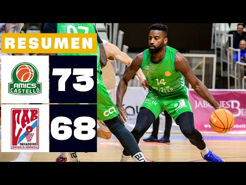AMICS CASTELLÓ 73-68 MONBUS OBRADOIRO | RESUMEN PRIMERA FEB