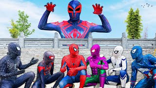 SUPERHERO's Story || All SPIDER-MAN vs New BAD SUPER-HERO ( Mansion Battle Story )