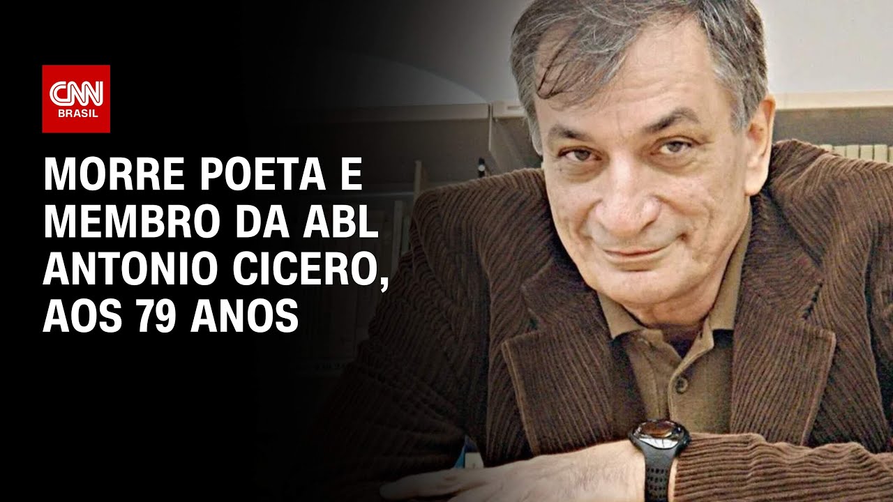 Morre poeta e membro da ABL Antonio Cicero, aos 79 anos | BASTIDORES CNN