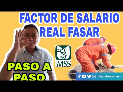 HOW TO CALCULATE FASAR (REAL WAGE FACTOR) STEP BY STEP | MIGUEL ROSSERANO