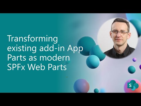 Transform SharePoint add-in App Parts and classic web parts to SharePoint Framework web parts