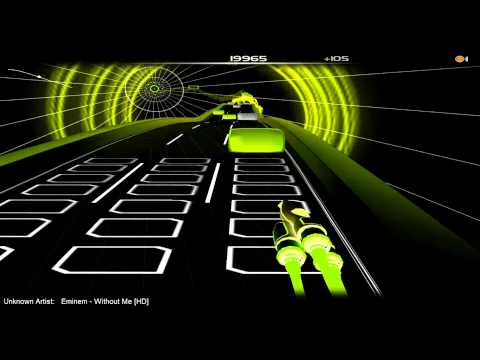 Eminem - Without Me gespielt in Audiosurf