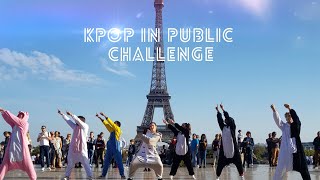 DANCING TO KPOP IN PUBLIC PARIS BTS - GO GO dance 
