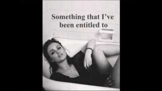 Entitled ~Leighton Meester ft. Check in the Dark (Lyrics)