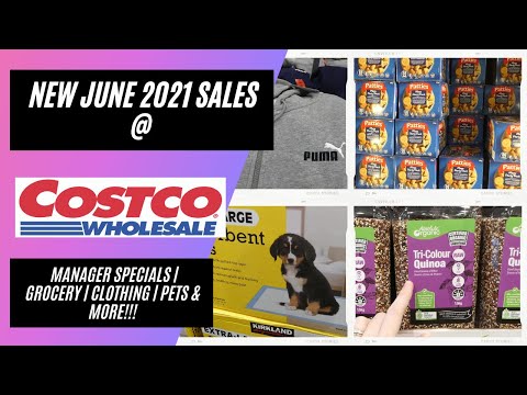 New June 2021 Sales at Costco | Manager Specials | Grocery | Clothing | Pets & More!!!