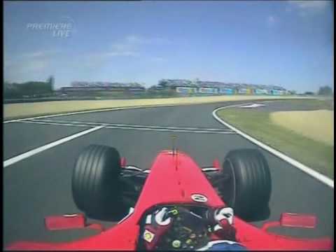 [F1 Onboard] Barrichello overtake Trulli in last corner France 2004