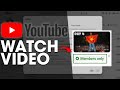 How To Watch Members Only Videos On YouTube 2026 Easy Guide