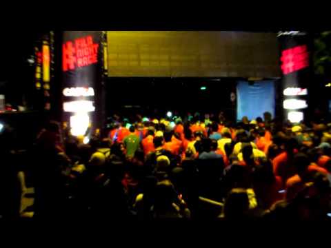 Fila Night Race - Largada - USP - 28 de Setembro de 2013