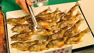 preview picture of video 'Oumicho-ichiba Kanazawa 近江町市場で朝食後の食べ歩き:Gourmet Report グルメレポート'
