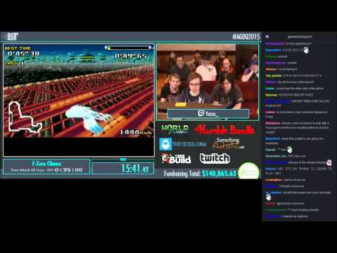 AGDQ 2015 - F-Zero Climax - Time Attack all Cups by Yazzo in 33:58