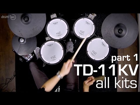 drum-tec presents: Playing all kits of the Roland TD-11KV electronic drum kit (PART 1/2)