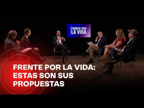 Los candidatos de la consulta Frente por la Vida hablan de constituyente, seguridad y la izquierda