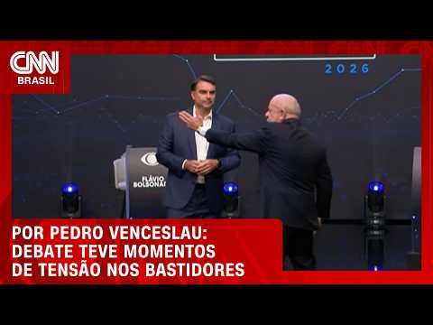 Aliados de Flávio e Lula batem boca nos bastidores do debate da Band | CNN 360°
