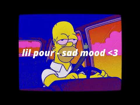 ☆lil pour☆ // sad mood (lyrics video) 🌹