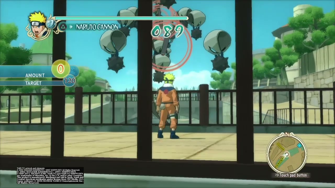 Naruto: Ultimate Ninja Storm - Naruto Cannon Master Trophy! Cleared 42 Or More Rings!