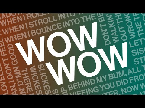 Neil Cicierega - Wow Wow - Kinetic Typography