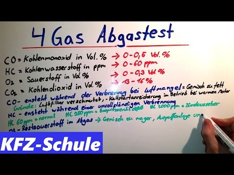 4 Gas Abgastest