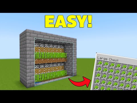 Insane Minecraft Sugarcane Farm HACKS