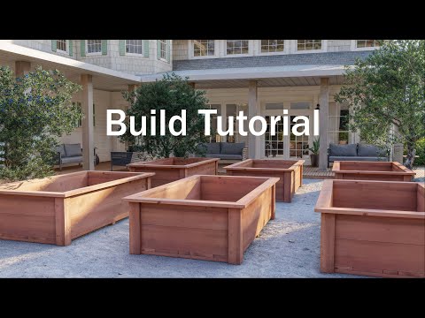 Long lasting planter box: easy DIY build tutorial