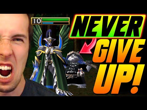 [LEGENDARY] NEVER. GIVE. UP. - WC3 - Grubby
