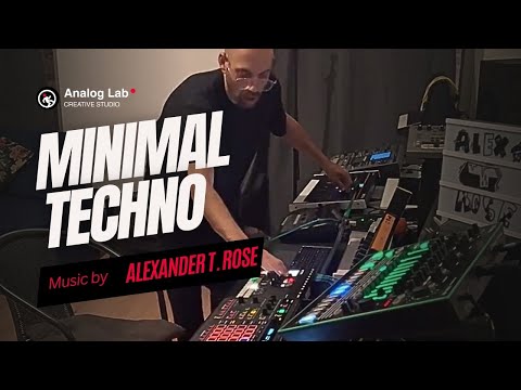 [LRS] Alexander T. Rose | Minimal Techno | Amazing Techno solo Synth Live Jam | Analog Lab